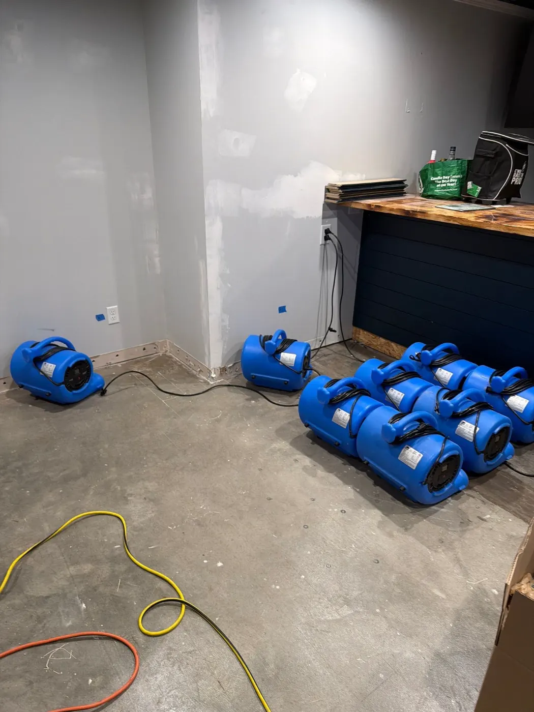 Sanitization after sewage event in Viking Meadows Indiana home